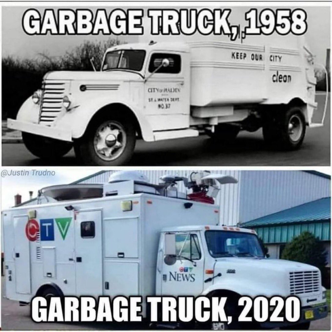 Garbage truck old and new.jpg
