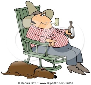 17659-Clipart-Illustration-Of-A-Hillbilly-Smoking-A-Tobacco-Pipe-Drinking-Beer-And-Sitting-In-A-.jpg